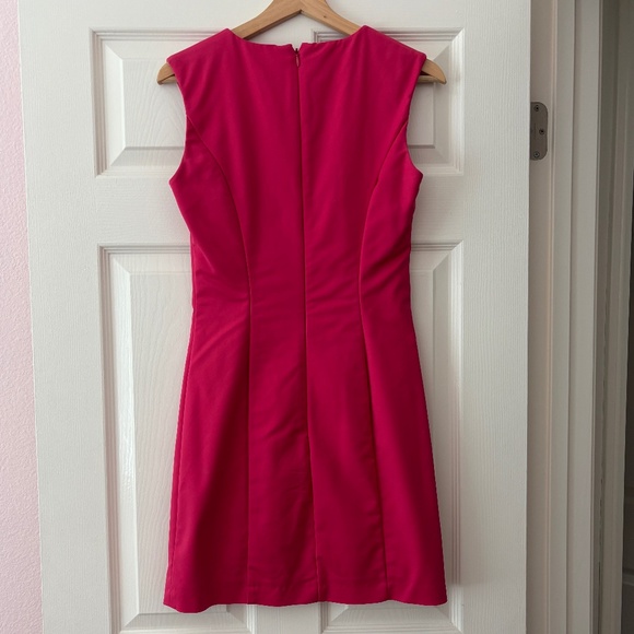 French Connection Sheath Dress - Fuschia Pink Size 4 - Picture 3 of 9